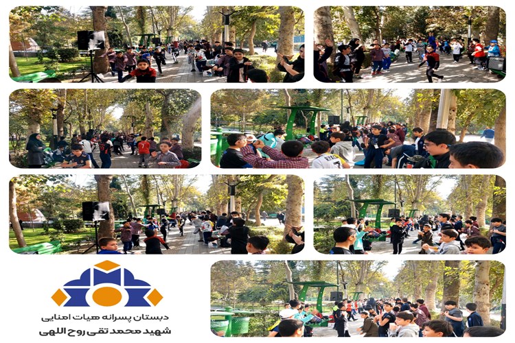 ورزش صبحگاهی دانش‌آموزان در هفته تربیت‌بدنی