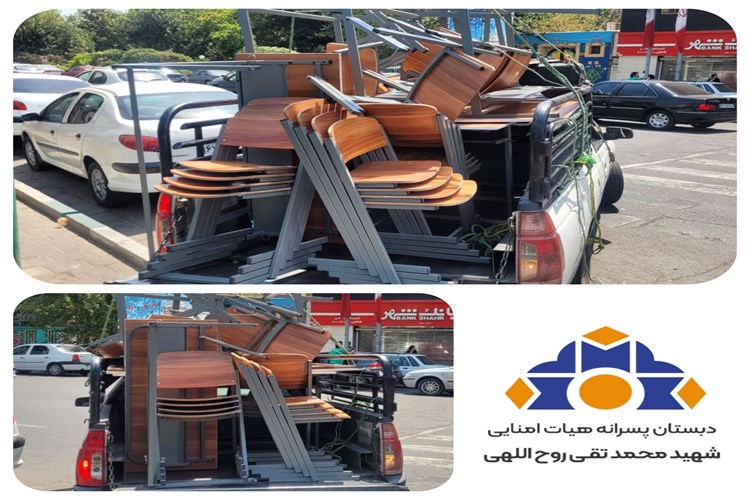 تهیه نیمکت‌های جدید کلاسی